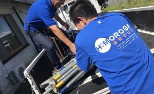 南湖こころのクリニック夏祭り準備中