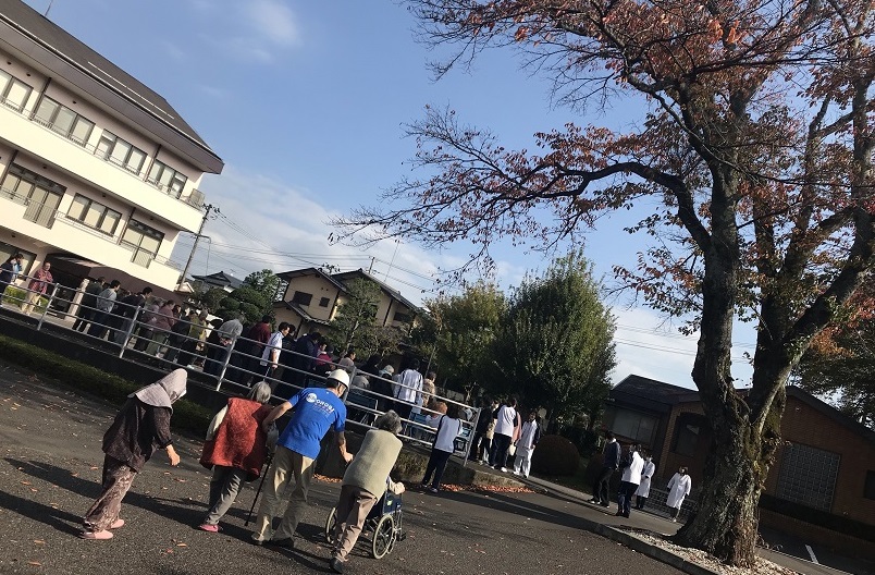 防災避難訓練実施（2018年10月26日）